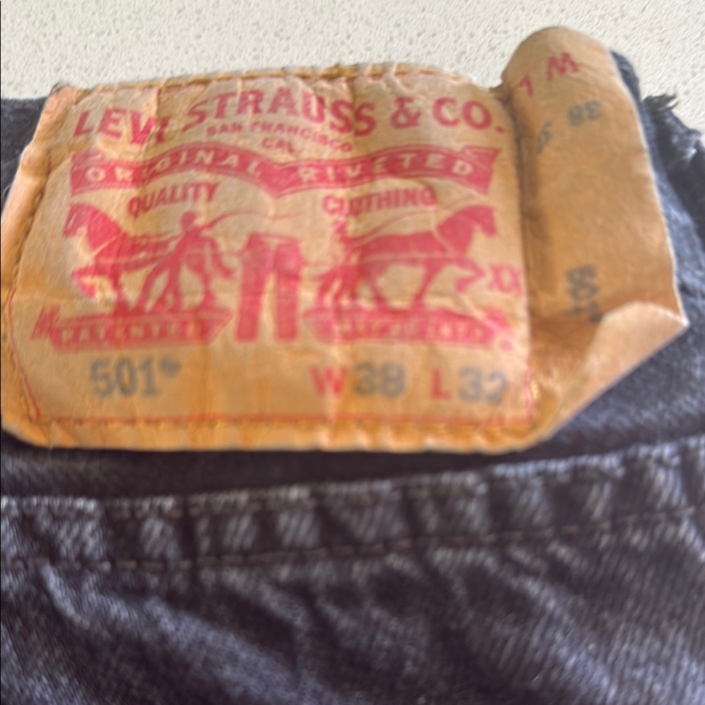 Levi's Black Straight Jeans Classic Style